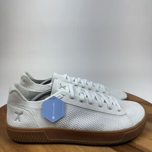 New NWT Mens Flux Adapt Trainer White Knit Gum Casual Sneakers Shoes Size 11.5 D